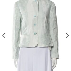 Escada Light Green Women's Blazer